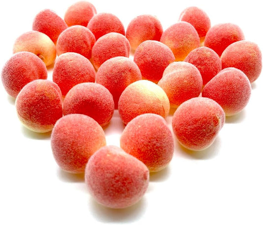 Aliotech 30Pcs Artificial Peach Fake Peach Mini Fruit Small Peach Simulation Lifelike for Home Cabinet Table Party Kitchen Decoration Photography Prop