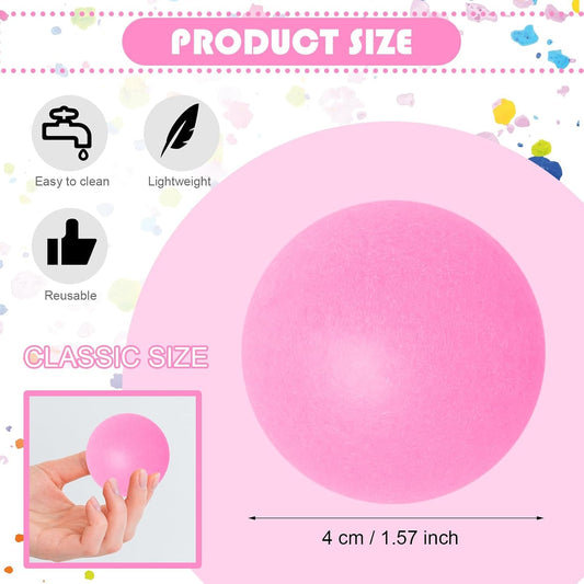 120 Pack Table Tennis Balls 40+mm Assorted Color Plastic Balls Bulk for Games