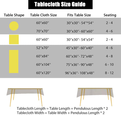 Tyrot Scalloped Boho Floral Rectangle Table Cloth Farmhouse Waterproof Stain Resistant Tablecloth Mid Century Botanical Indoor Outdoor Table Covers for Kitchen Dining/Party, 60x84, Green Pink