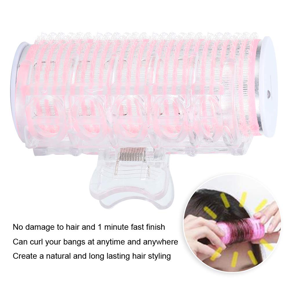 Portable Mini Hair Curler Styling Rollers Rechargeable, Heated Electric Hair Roller USB Heat Waver Roller for Bangs, Root to Tail 3.4in
