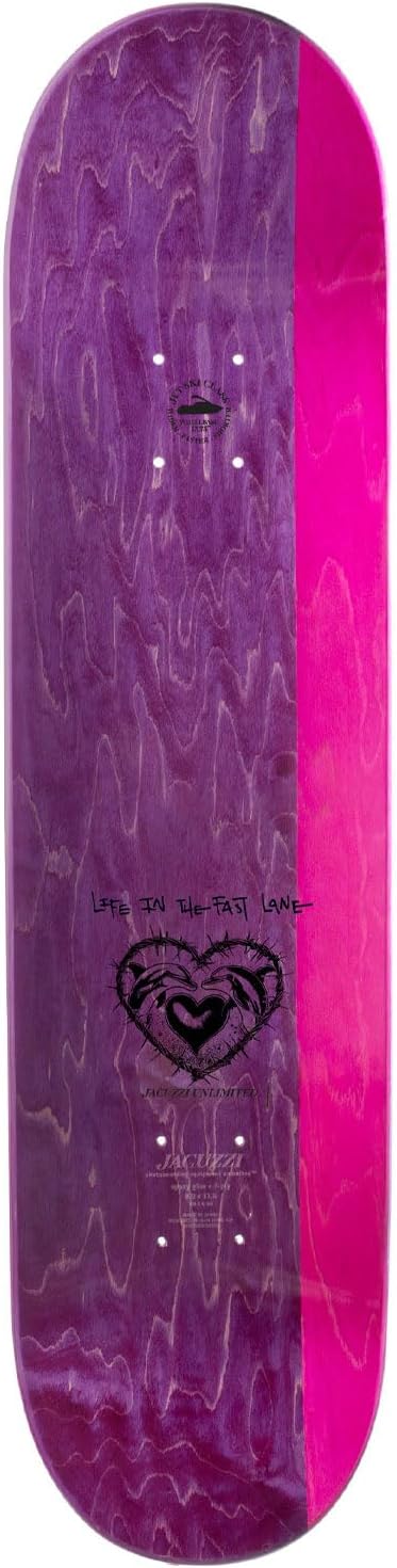 JacuzziUnlimited Skateboard Deck Cowgirls Jet Ski Pink 8.5" x 31.5" with Grip