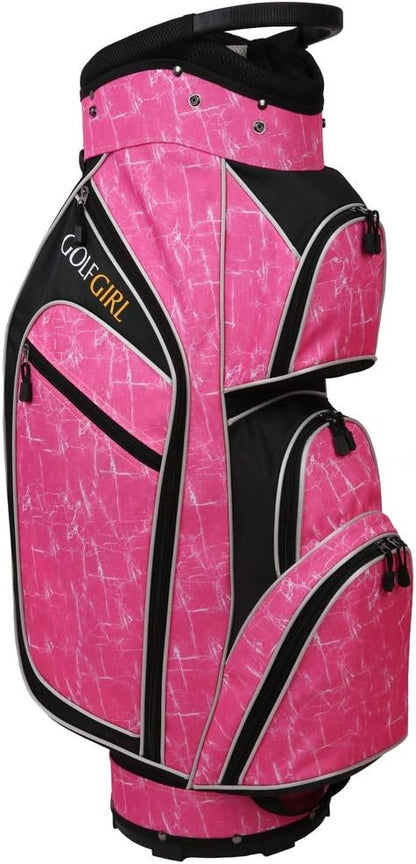Golf Girl Ladies 14 Way Cart Bag - Pink
