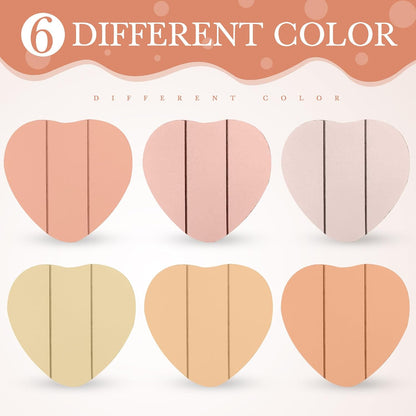 Patelai Set of 6 Wooden Heart Coasters House Warming Gifts New Home White Elephant Gifts for Adults Funny Farmhouse Coasters with Holder for Coffee Table Protection Decoration(Home,Warm Pink)