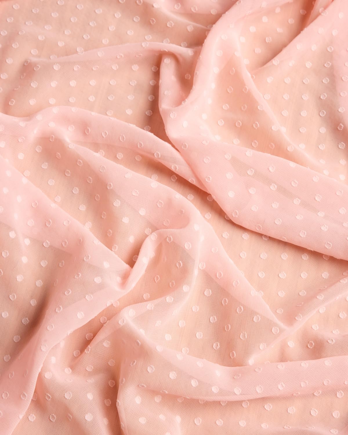 xo, Fetti Ruffle Tablecloth - Pink Polka Dot | Tea Party, Sheer Baby Pink Tablecloth, Party Decorations, Girly Decor, Coquette, Pastel