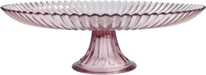 Fortessa Archie Serveware, Large Cake Stand, 13", Pink