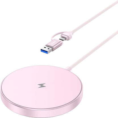 BENFEI Magnetic Wireless Charger 15w Compatile with MagSafe Charger/iPhone 16/16 Pro/16 Plus/16 Pro Max/iPhone 15 Pro Max Plus/iPhone 14 13 12 Series, Wireless Mag Safe Charging Pad, Mag Charger