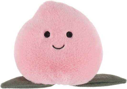 Apricot Lamb Peach Plush Stuffed Animals for Kids, Soft Cute Plush Toys for Baby Girl and Boy, Fluffy Peach Pink