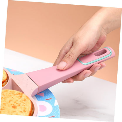 Angoily Non-stick Egg Frying Pan Aluminium Alloy Skillet for Omelets and Healthy Cooking Easy Clean Home Egg Cooker Lightweight Breakfast Mold in Pink