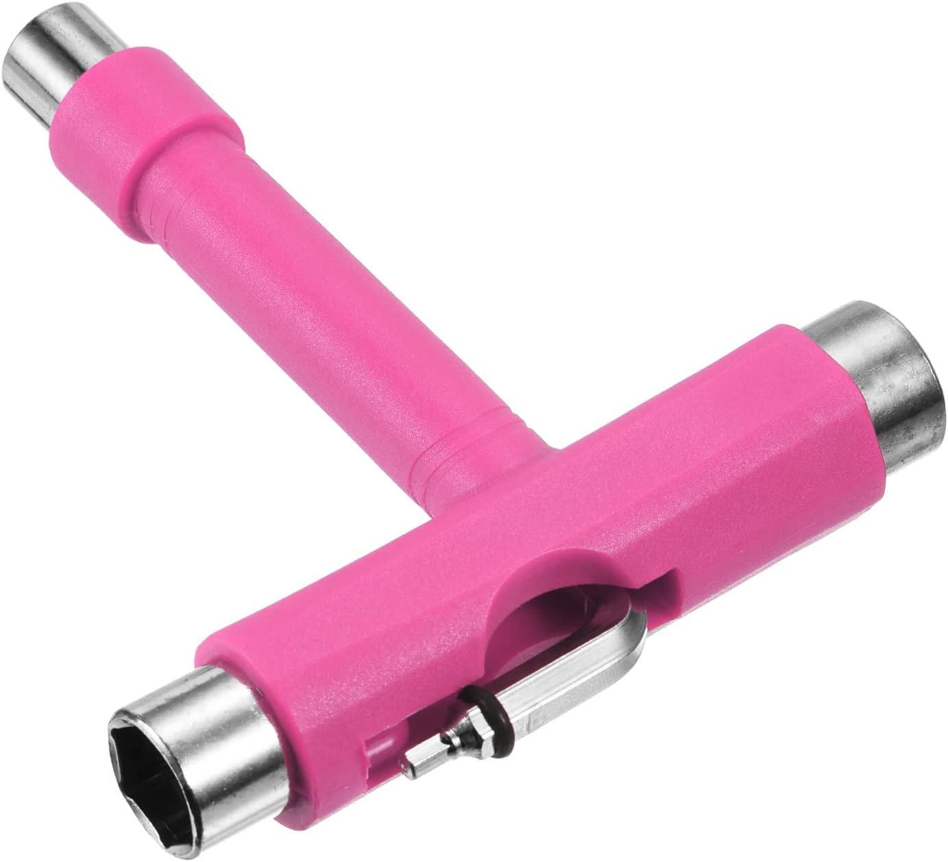 PATIKIL All-in-One Skate Tool, Multi-Function Portable Skateboard Tool T Tool Wrench with L-Type Cross Head Screwdriver