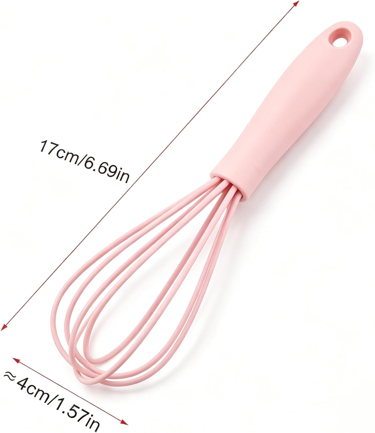 1Pc Pink Multifunctional Egg Whisks,Manual Egg Beaters Mini Egg Mixers Egg Stirrers,Creative Cream Whisks Kitchen Utensils Baking Tools Easy to Use,Small Size,Cooking Utensils,Kitchen and Dining
