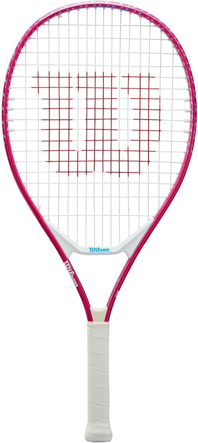 Wilson Ultra Power Jr Tennis Racquet (Pink) Bundled with a Wilson Advantage 2.5 Tennis Bag – Optional Accessories