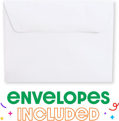 Big Dot of Happiness Sweet as a Peach - Shaped Fill-In Invitations - Fruit Themed Baby Shower or Birthday Party Invitation Cards with Envelopes - Set of 12