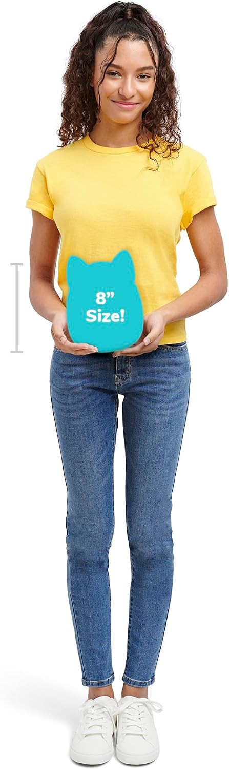 Squishmallows Original 8-Inch Romy Peach Seal with Tie-Dye Belly - Official Jazwares Plush