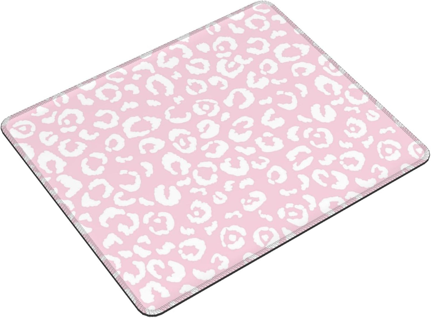 Coquette Stuff,Girly Mousepad,Leopard Mouse pad,Pink Mouse pad,Cute core Mousepad,Cheetah Print Desk mat,8.3 * 10.3 Inches
