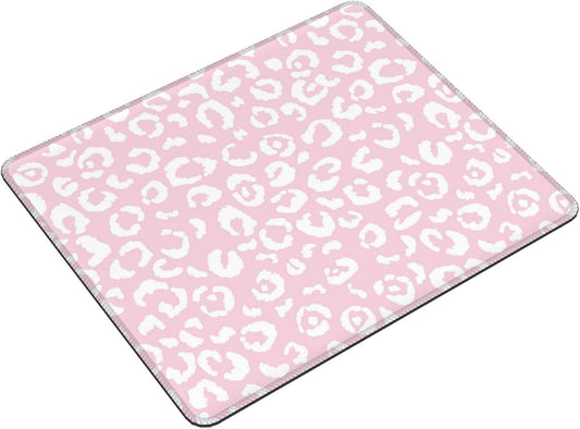 Coquette Stuff,Girly Mousepad,Leopard Mouse pad,Pink Mouse pad,Cute core Mousepad,Cheetah Print Desk mat,8.3 * 10.3 Inches