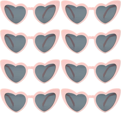 12 Pairs Bachelorette Party Sunglasses Heart Shaped Sunglasses Party Decorations Bridesmaid Proposal Gifts Women
