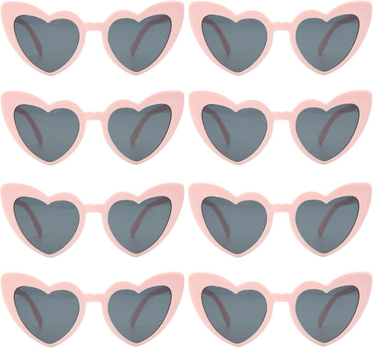 12 Pairs Bachelorette Party Sunglasses Heart Shaped Sunglasses Party Decorations Bridesmaid Proposal Gifts Women