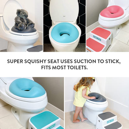 Prince Lionheart Cushiony Potty Training Squish Seat-Coral