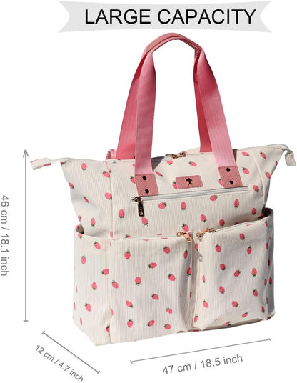 ESVAN Diaper Tote Bag Totepack Backpack 2 in 1 for Women Multifunctional Large Capacity with Insulated Pockets Travel | Multifunctional