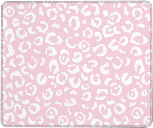 Coquette Stuff,Girly Mousepad,Leopard Mouse pad,Pink Mouse pad,Cute core Mousepad,Cheetah Print Desk mat,8.3 * 10.3 Inches