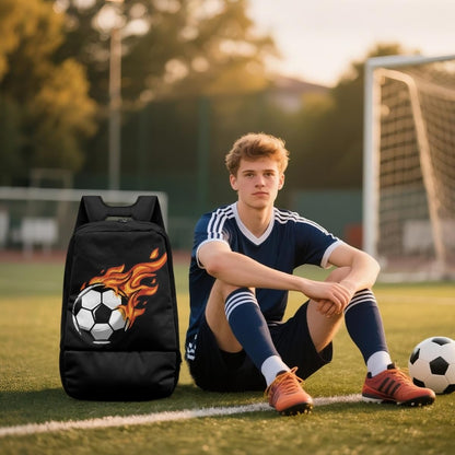 Personalized Sports Backpack for Basketball Soccer Volleyball Football, Custom Ball Backpacks with Separate Shoe Compartment, Customized Name Number Logo Training Gym Bag, LightPink