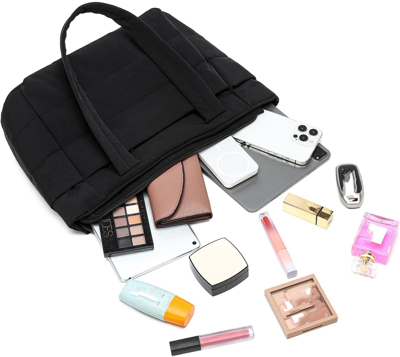 Covelin Lightweight Puffy Tote Bag for Women - Spacious, Versatile, and Practical Everyday Carry-All