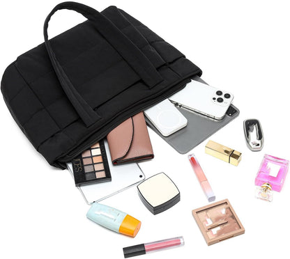Covelin Lightweight Puffy Tote Bag for Women - Spacious, Versatile, and Practical Everyday Carry-All
