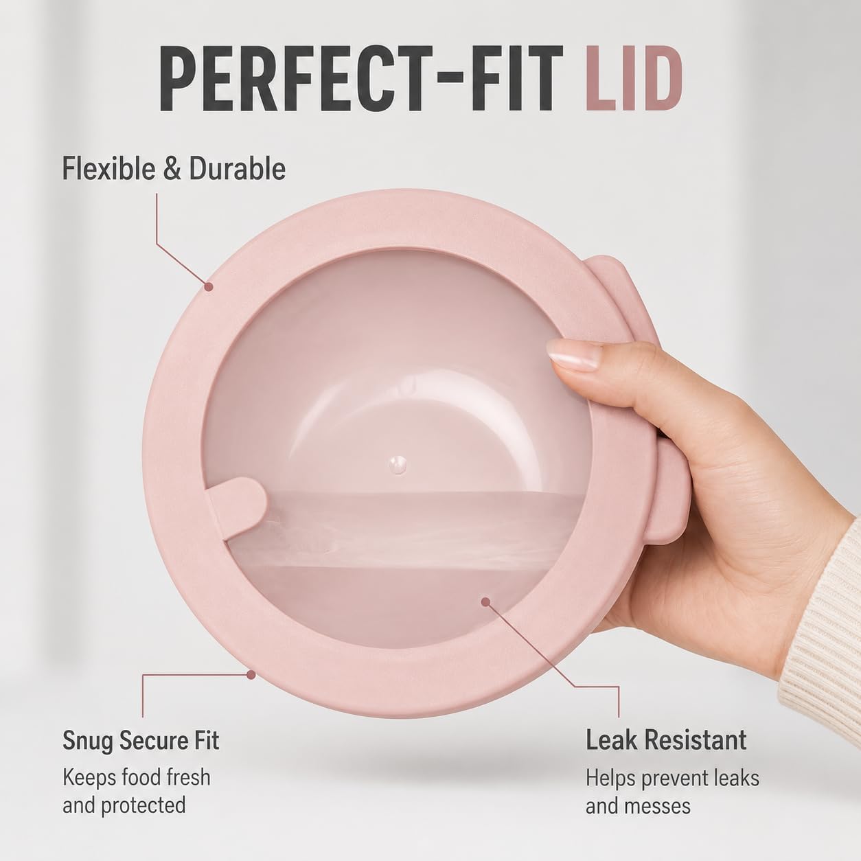 Pera Mixing Bowls with Lids, 8-Piece Airtight Leak-Proof Nesting BPA-Free Bowl Set for Kitchen & Food Storage, Large 4200ml Capacity, Microwave & Dishwasher Safe