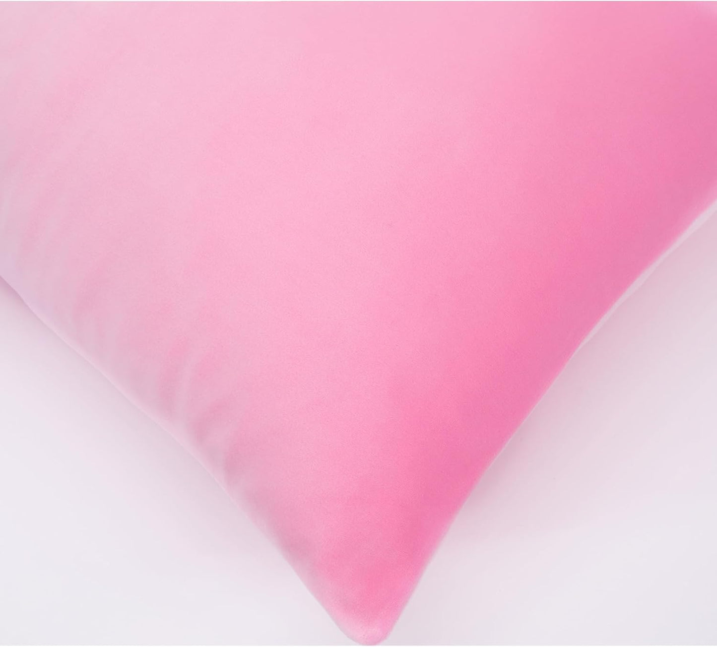 SquishPillow by Original Squishmallows Standard Pillowcase - Ultra Soft “Solid Slumber - Pink”