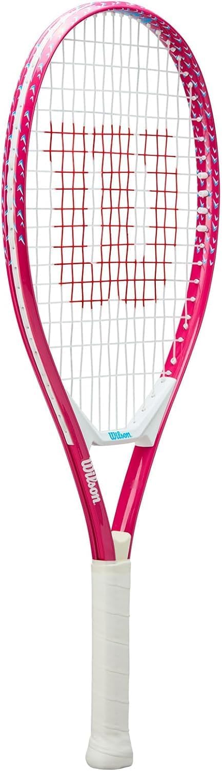 Wilson Ultra Power Jr Tennis Racquet (Pink) Bundled with a Wilson Advantage 2.5 Tennis Bag – Optional Accessories