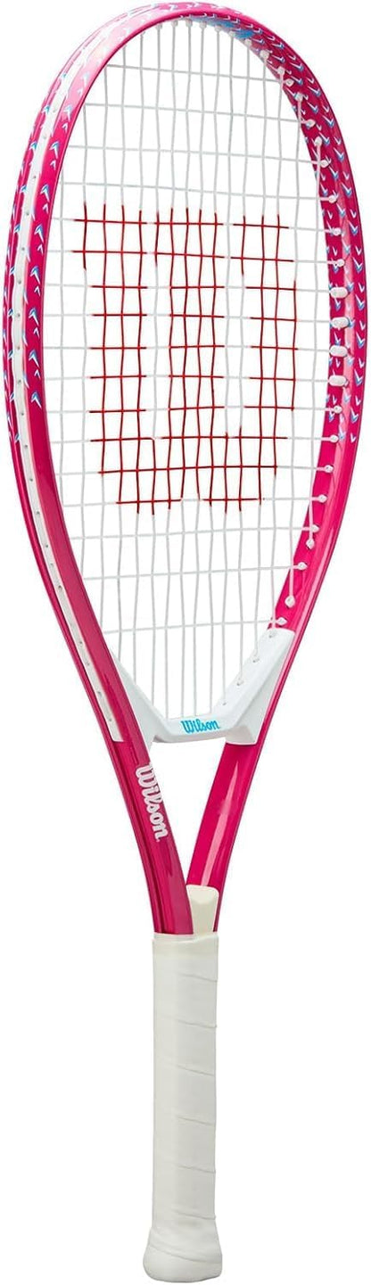 Wilson Ultra Power Jr Tennis Racquet (Pink) Bundled with a Wilson Advantage 2.5 Tennis Bag – Optional Accessories