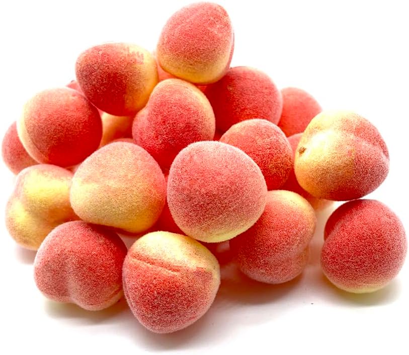 Aliotech 30Pcs Artificial Peach Fake Peach Mini Fruit Small Peach Simulation Lifelike for Home Cabinet Table Party Kitchen Decoration Photography Prop