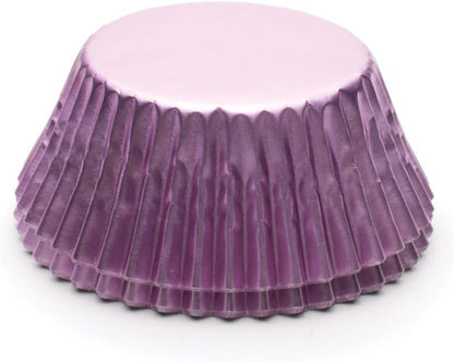 Fox Run Light Pink Foil Muffin and Cupcake Liners, Set of 32 Standard Size Wrappers