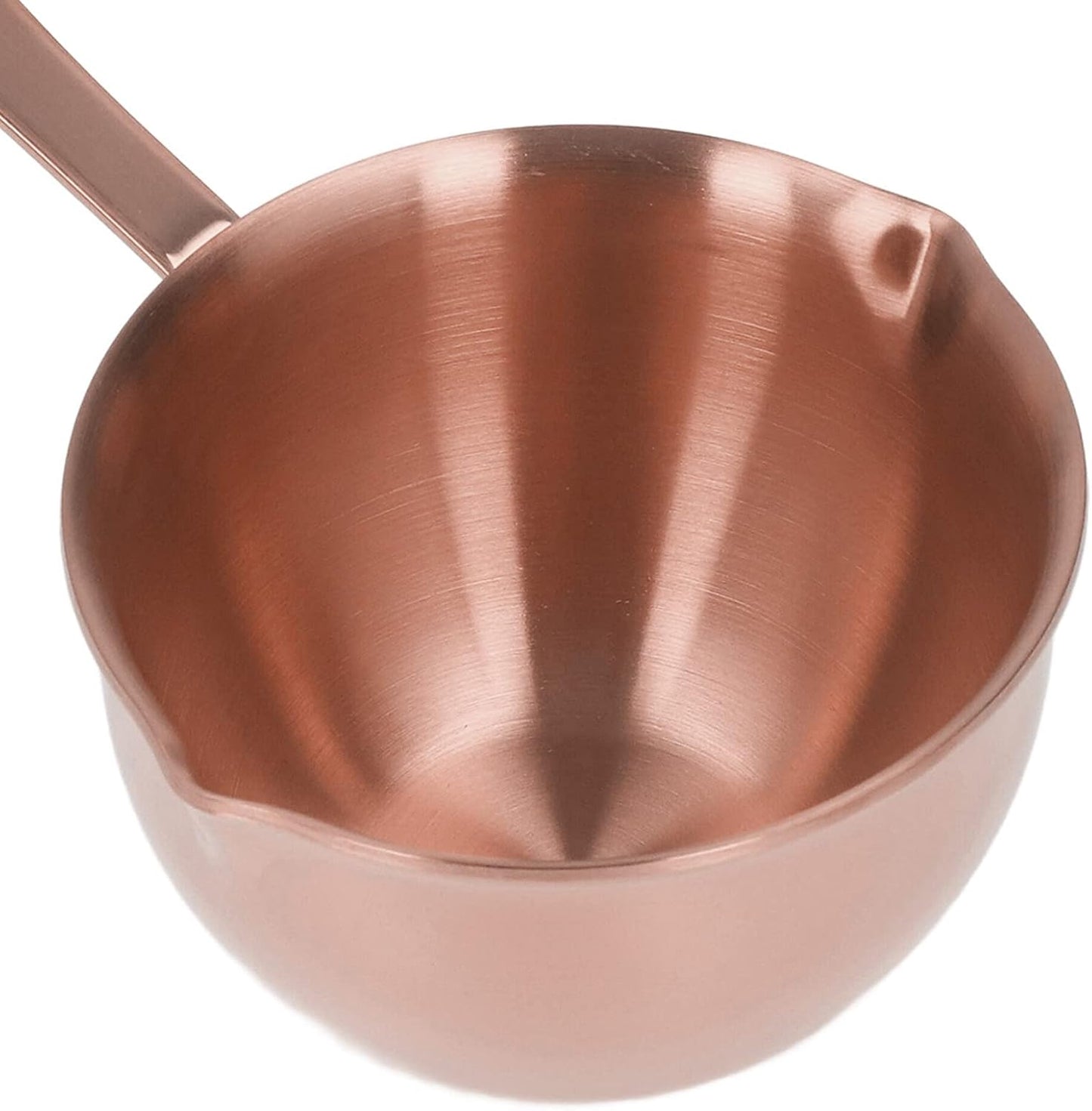 304 Stainless Steel Saucepan, Effective Home Cooking Pan for Hot Oil Spill Prevention for Chefs Stainless Steel (Rose Gold)