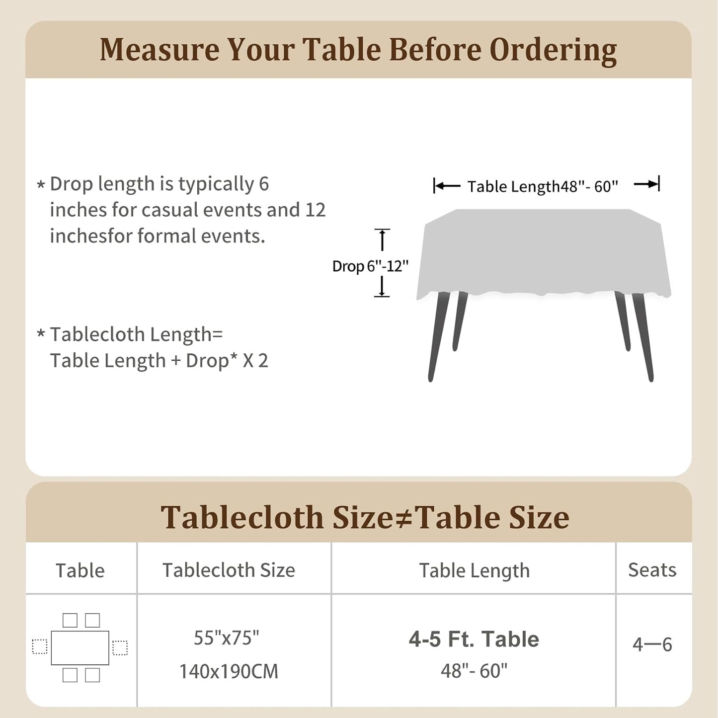 Laolitou Summer Pink Floral Table Cloth Rectangle Table, Embroidery Heavy Duty Cotton Linen Tablecloth, Farmhouse Rustic Waterproof Wrinkle Free Tablecloths with Tassels, Pink Flower, 55×75 Inch