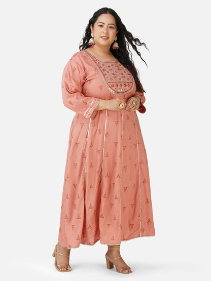 AnjuShree Choice Women Indian Women Plus size Kurti Tunic | ORDER 1 SIZE BIGGER