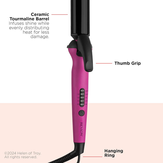 REVLON Easy Heat - 1 1/4" Precision Curling Iron