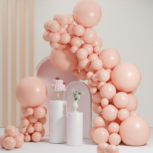 Peach Blush Balloons - Peach Blush Balloons Different Sizes 18 12 10 5 Inches, Nude Balloon Garland Arch for Safari Party Birthday Baby Shower Bridal Shower Neutral Decorations