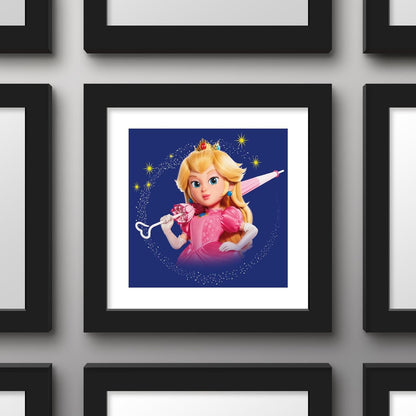 Gallery Pops® Nintendo The Super Mario Galaxy Movie (2026) - Princess Peach Wall Art Gallery Pops Wall Art, Black Framed Version