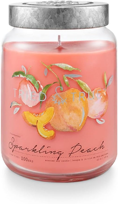 Tried & True Sparkling Peach Candle, 22.2 oz.