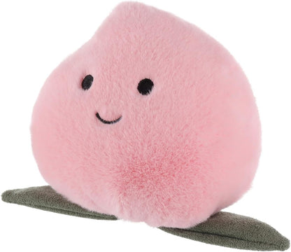 Apricot Lamb Peach Plush Stuffed Animals for Kids, Soft Cute Plush Toys for Baby Girl and Boy, Fluffy Peach Pink