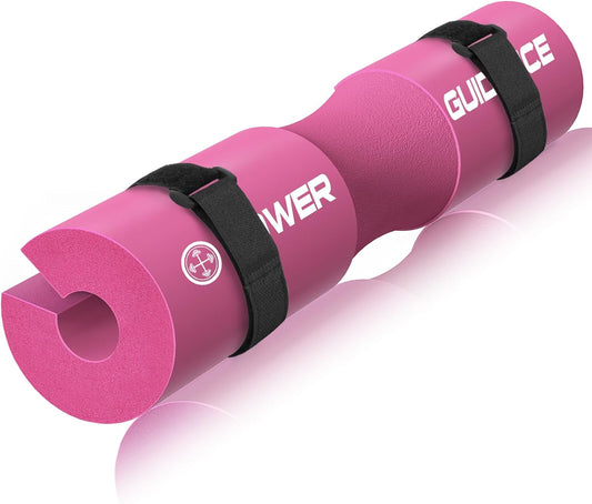 POWER GUIDANCE Barbell Squat Pad - Neck & Shoulder Protective Pad - Great for Squats, Lunges, Hip Thrusts, Weight Lifting & More - Fit Standard and Olympic Bars Perfectly