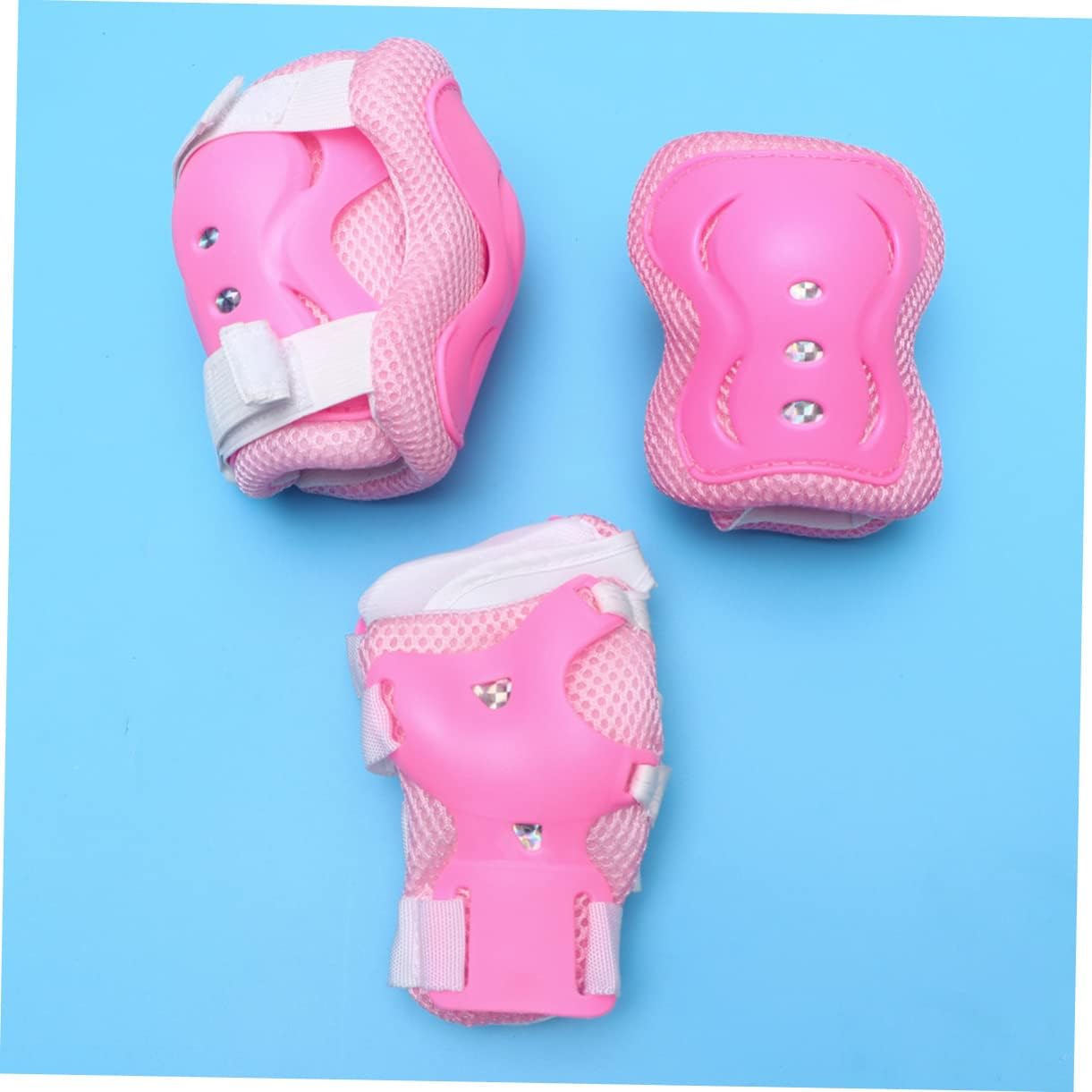 Happyyami Elbow Pads Skateboard Padded Skating er Protective Skates Kneepad Protector Helmet Scooter Wrist Knee