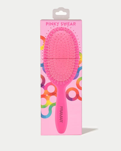 Framar Detangling Brush for Curly Hair – Hair Brushes for Women, Wet Hairbrush For Women, Hairbrushes, Pink Hair Brush Detangler, Reduces Breakage, Frizz and Static – Pink Brush