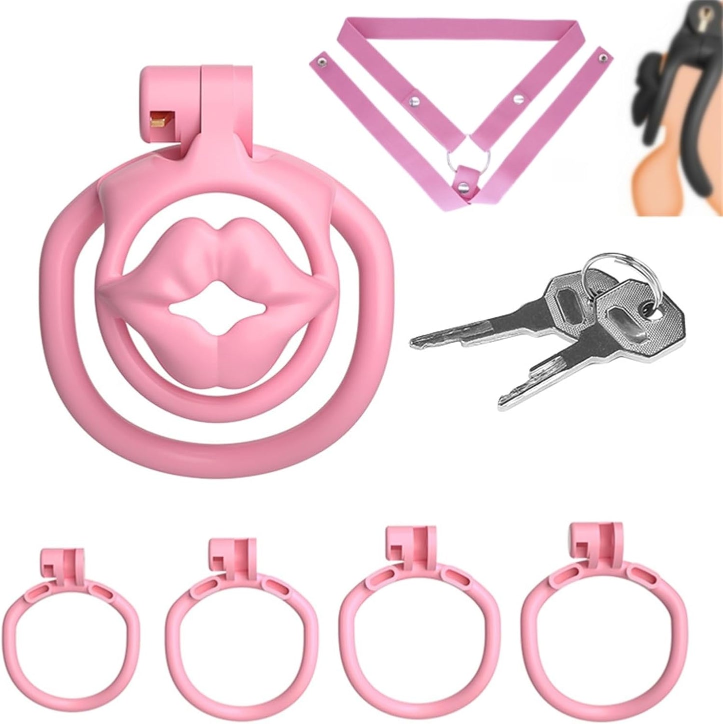 Men's Fixed and Versatile Sports Stand with 3-Way Locking A266-SS (Pink)
