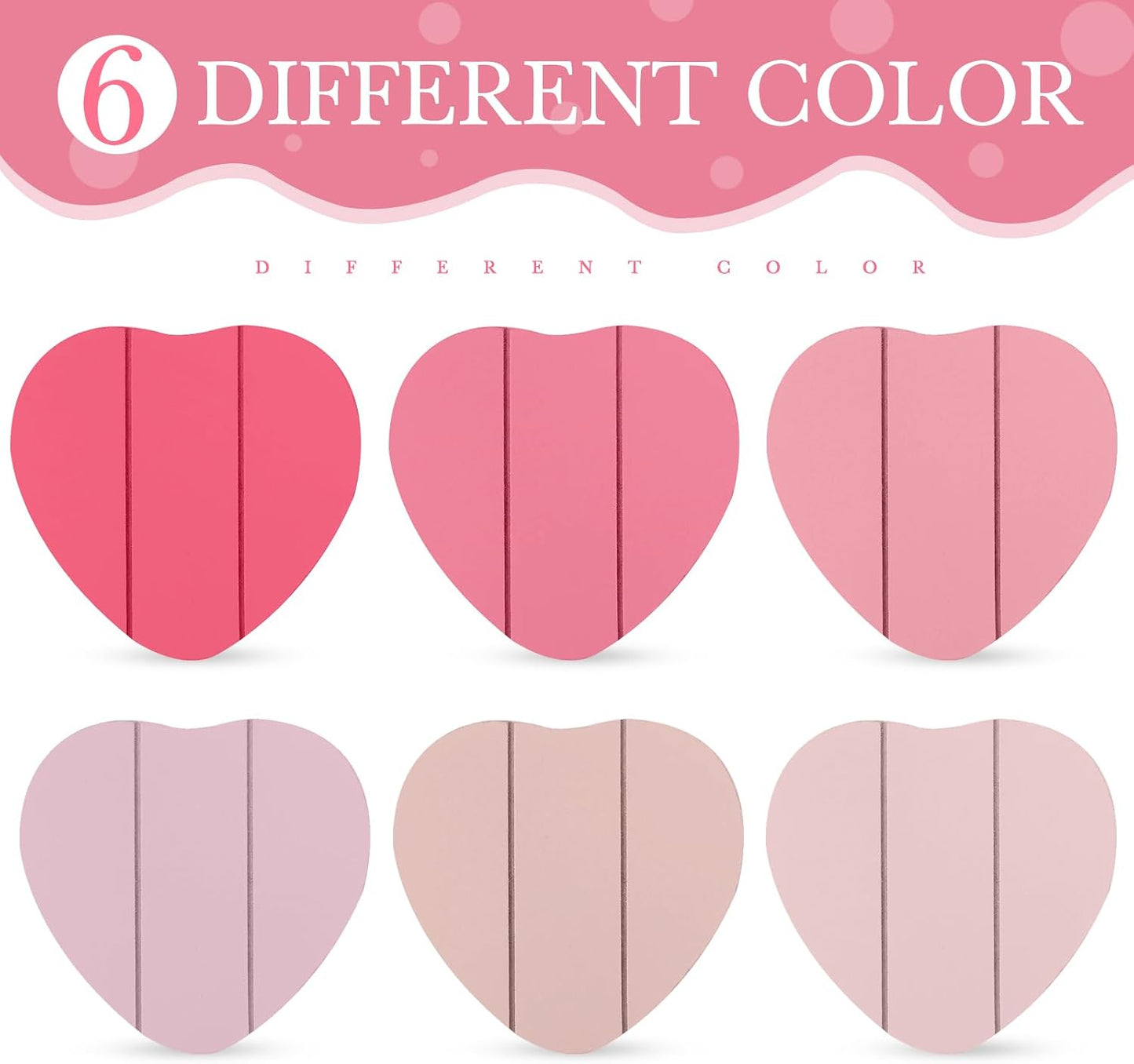 Patelai Set of 6 Wooden Heart Coasters House Warming Gifts New Home White Elephant Gifts for Adults Funny Farmhouse Coasters with Holder for Coffee Table Protection Decoration(Love,Pink)