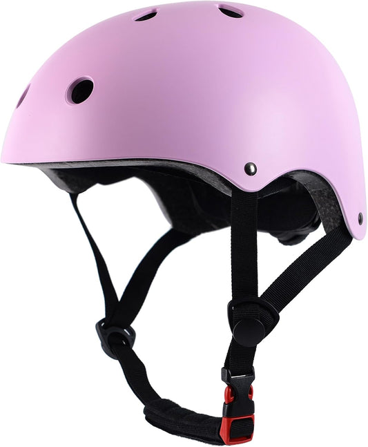 Kids Toddler Bike Helmet,2 Sizes Adjustable Youth Boys Girls Helmet Multi-Sports for Scooter Bicycle Skateboard Cycling Roller Inline Skating