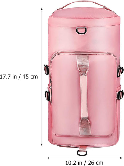 Toddmomy Sports Backpack for Women Gym Bag Workout Backpack Travel Hiking Daypack Multipurpose Pink Lightweight Sturdy Outdoor Recreation