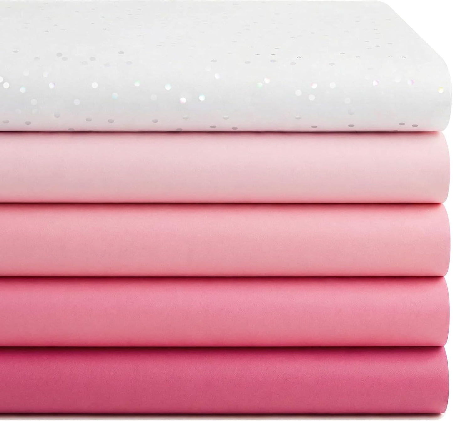 UNIQOOO 500 Sheets Acid Free Pink Series Tissue Paper, 20x14 Inch Bulk Gift Wrapping Tissue Paper, 17gsm Colored Wrap Sheets for Birthday Wedding DIY Crafts