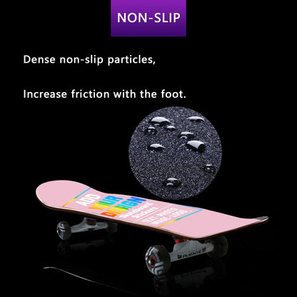 sophiehome Custom Personalized Customize Image/Logo Skateboard Sticker Upload Your Logo or Image Design Pink